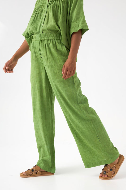 Chico Soleil CURTIS PANTS in Peridot Green