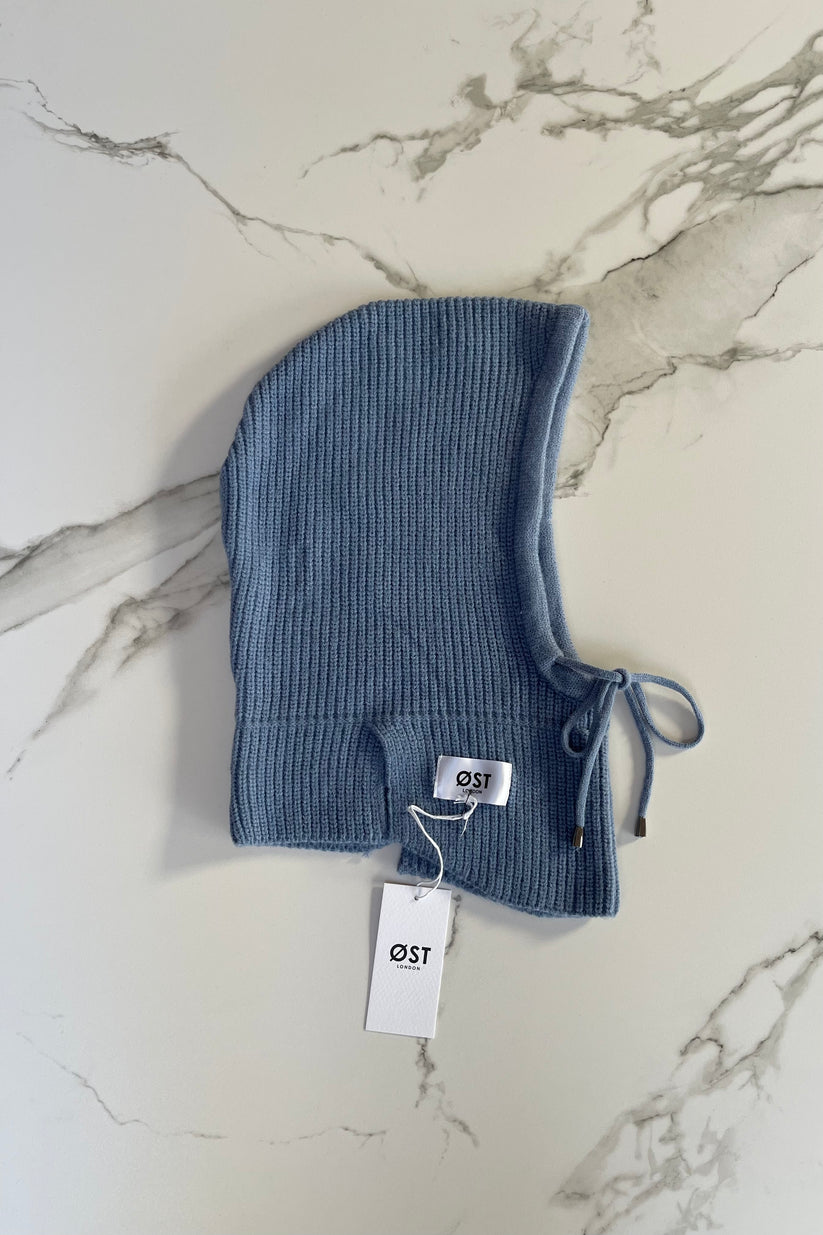 Ost London Marie Wool Balaclava -Blue