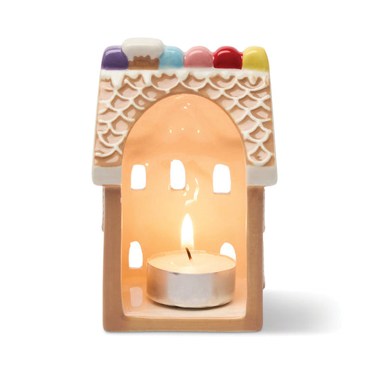 Paddywax No. 10 Gingerbread Incense House & Tea Light Holder - Gingerbread