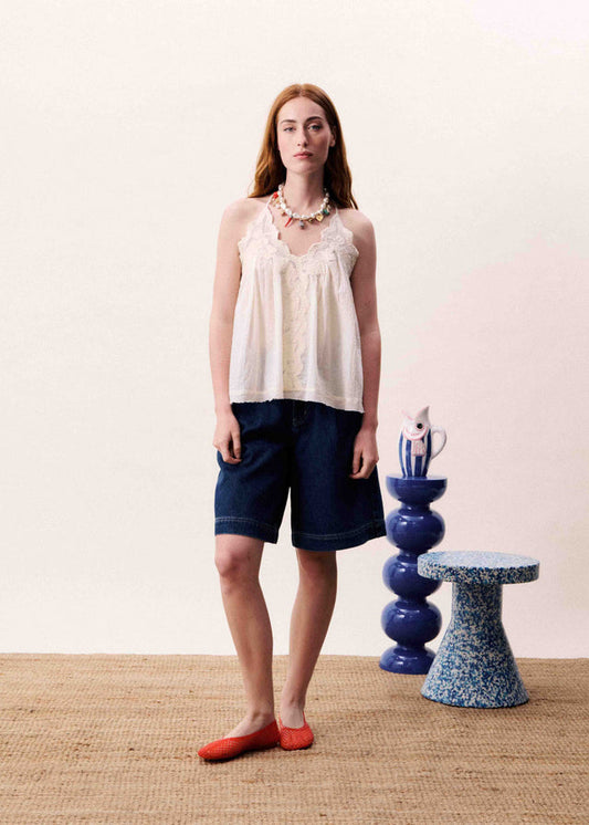 FRNCH Melobosis Shirt in Creme