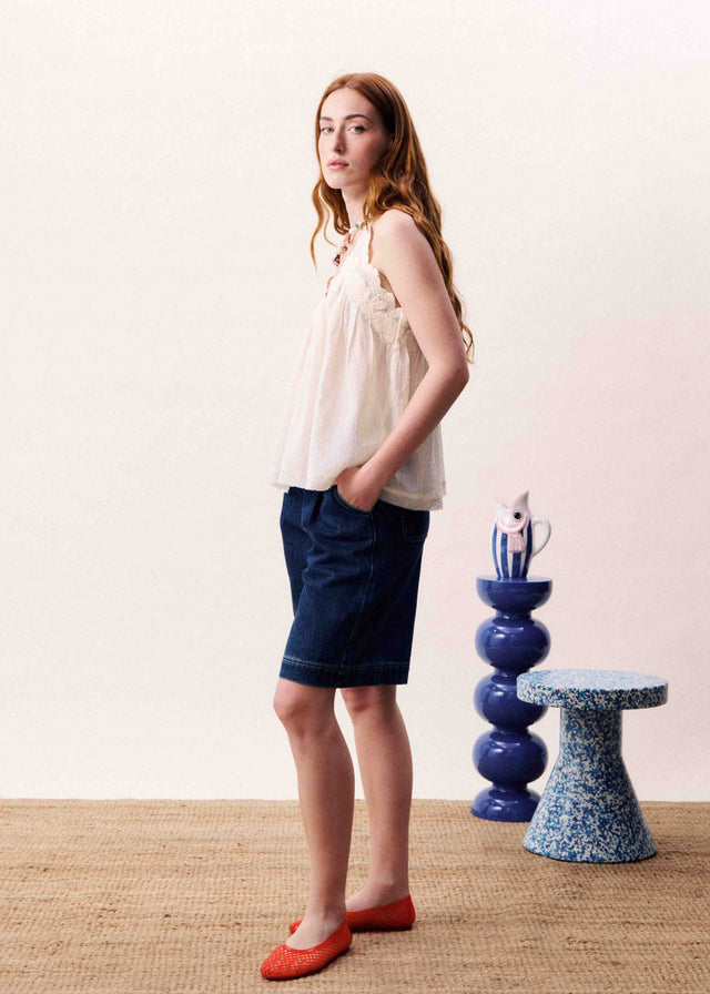 FRNCH Melobosis Shirt in Creme