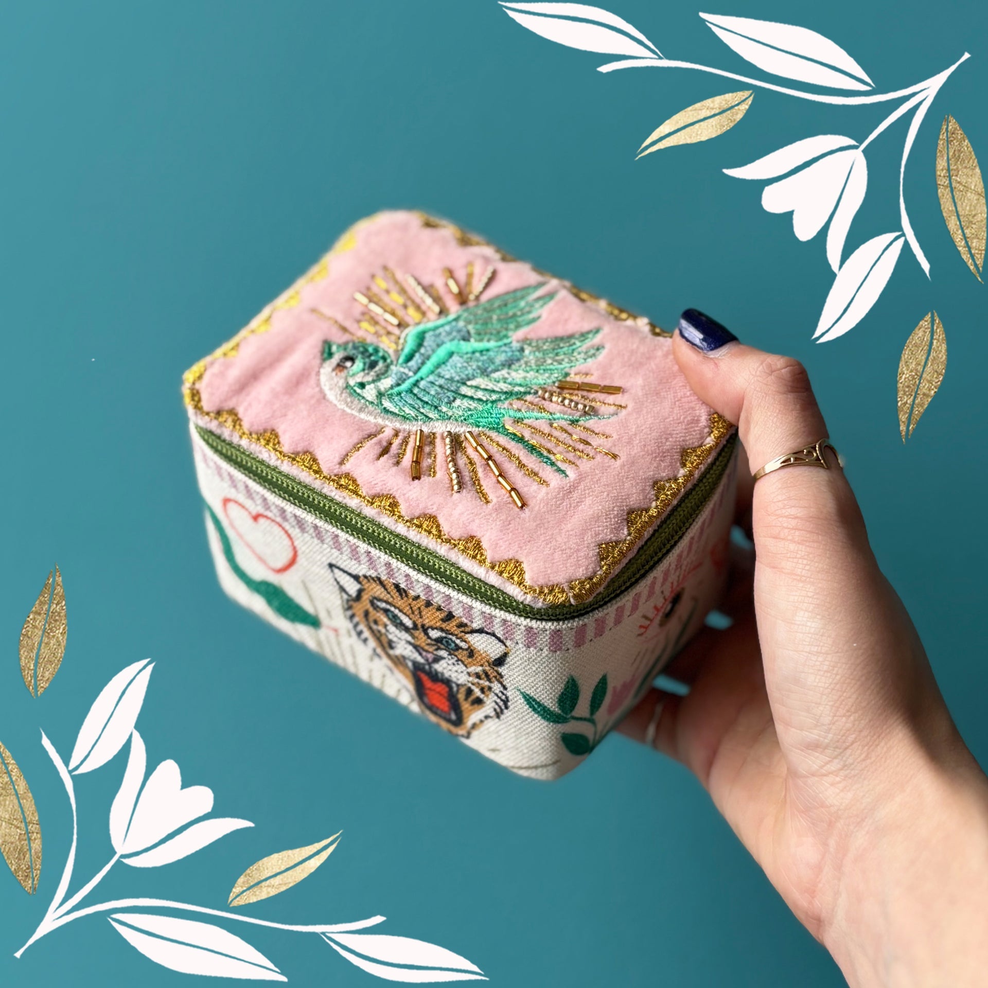 House of Disaster Inked Bird Jewellery Box