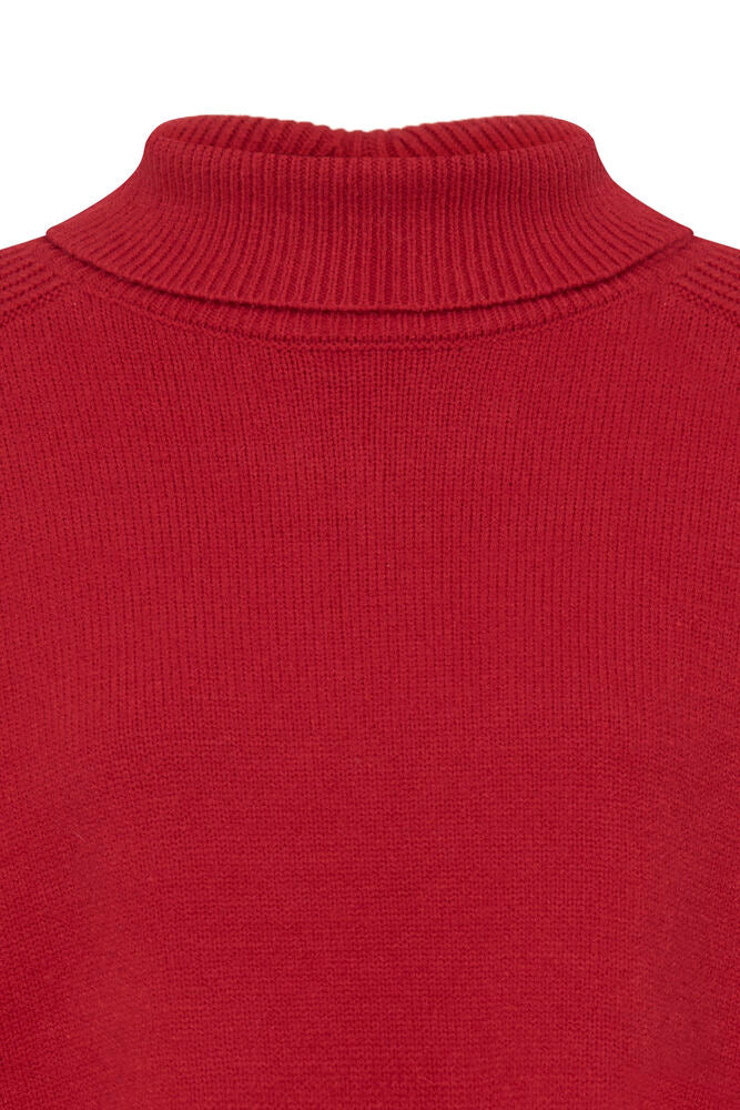 Ichi Betias Long Sleeved Pullover in Salsa