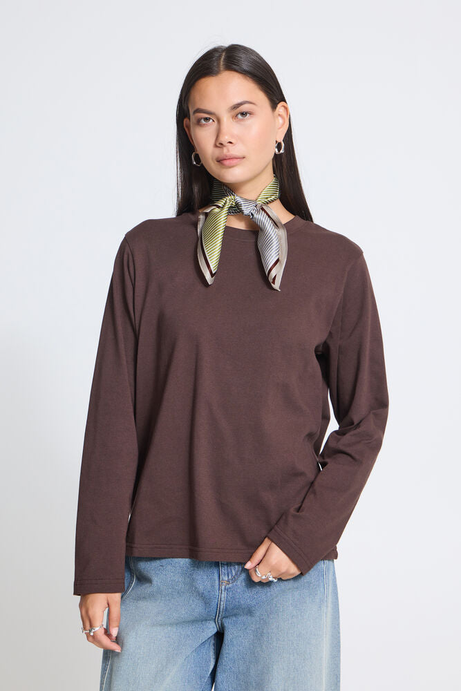 ICHI Eda Scarf in Coffee Bea