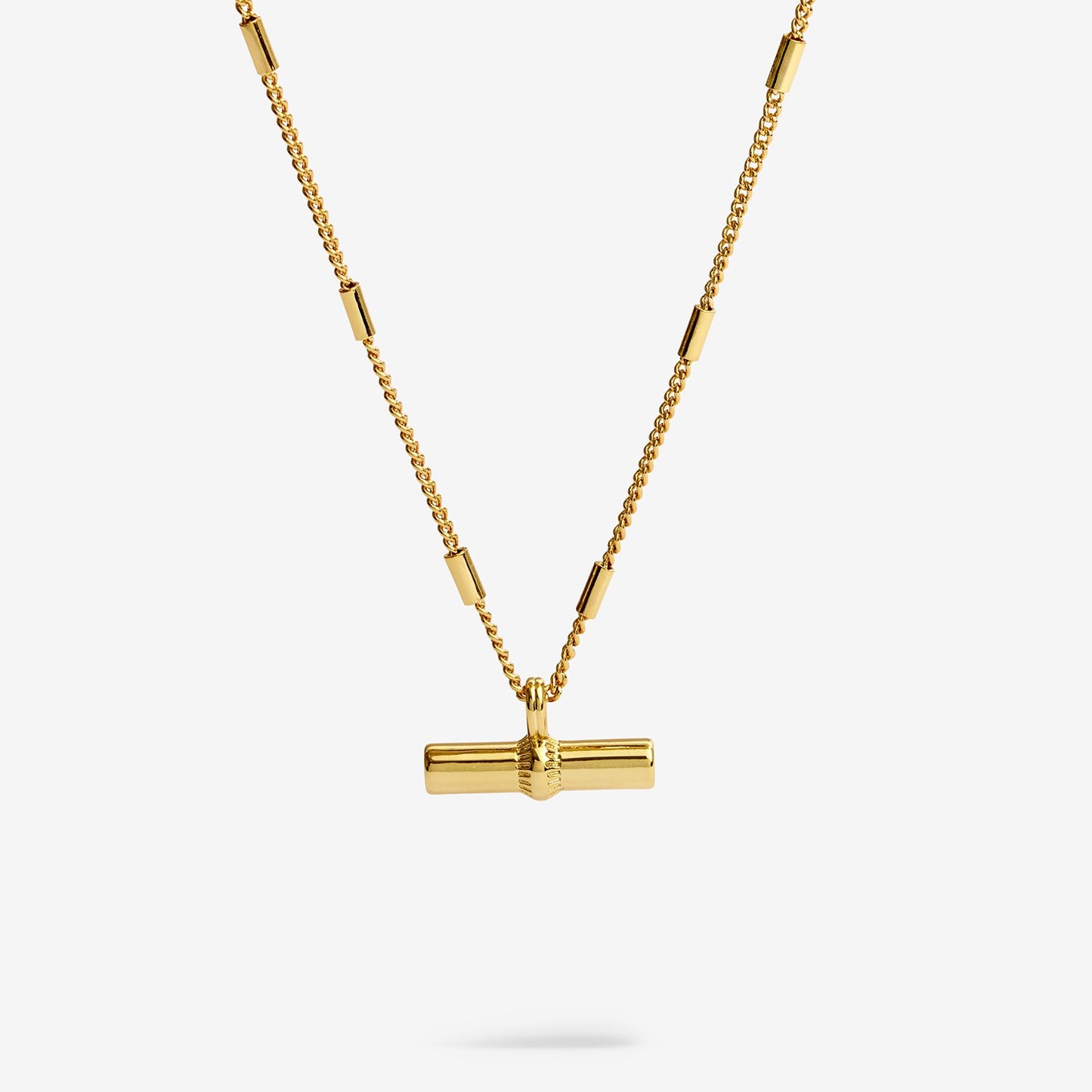 Joma Jewellery Classic Collection T-Bar Necklace In Gold Plating