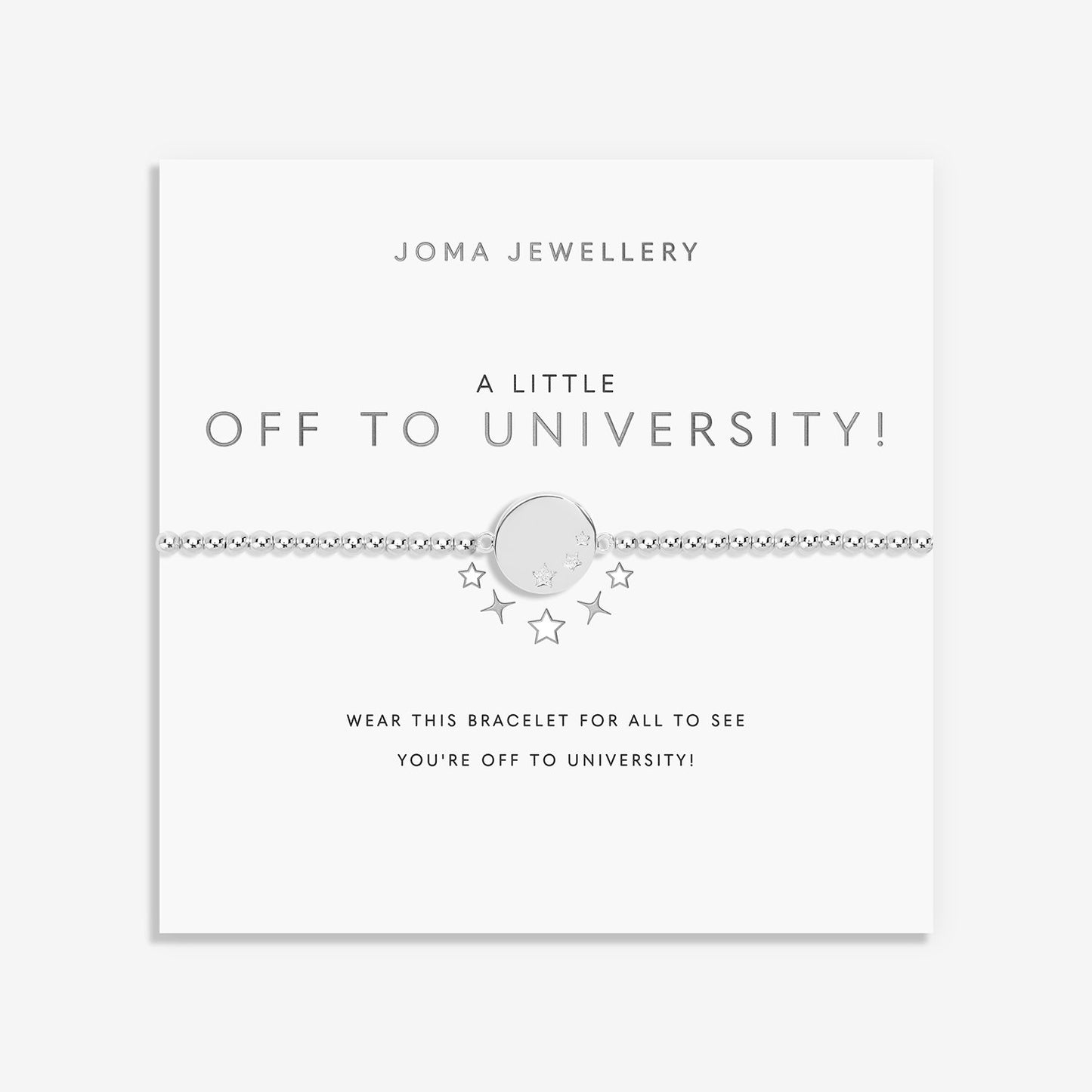 Joma Jewellery A Little 'Off To University!' Bracelet