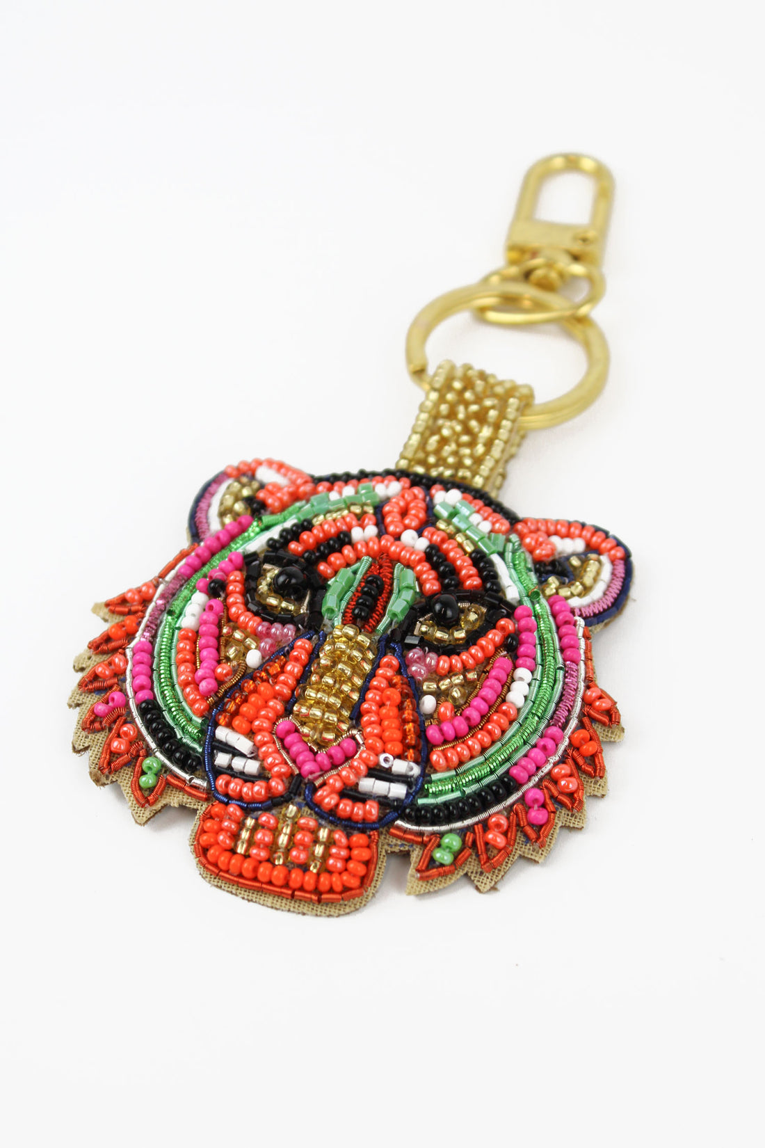 Rainbow Tiger Keyring