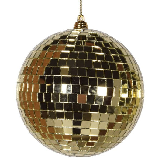 Gold Disco Ball 20cm  Bauble