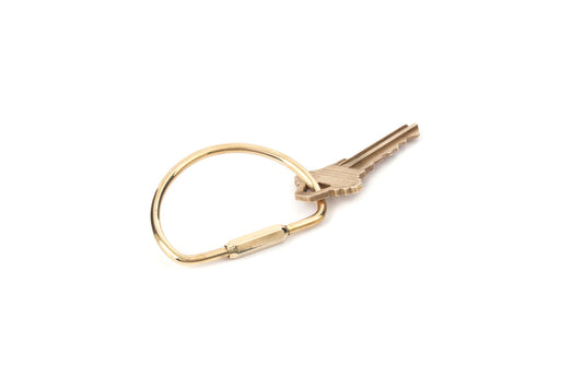 Kikkerland Brass Keyring