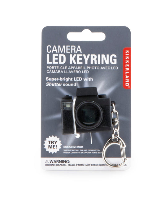 Kikkerland Camera Led & Sound Keychain