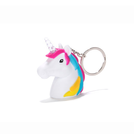 Kikkerland Unicorn Led & Sound Keychain