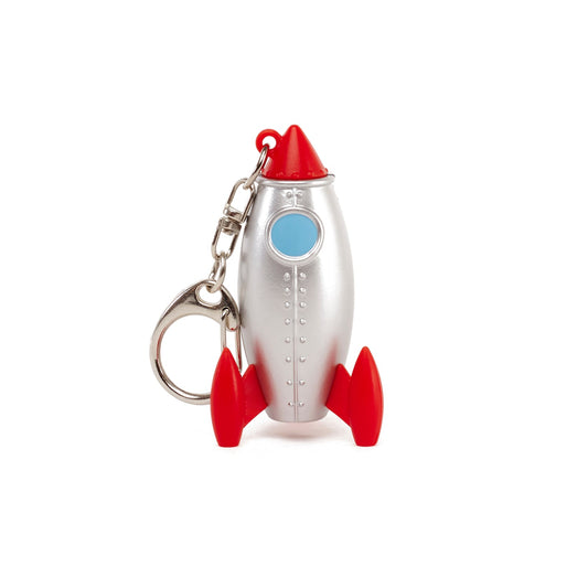 Kikkerland Rocket Led & Sound Keychain