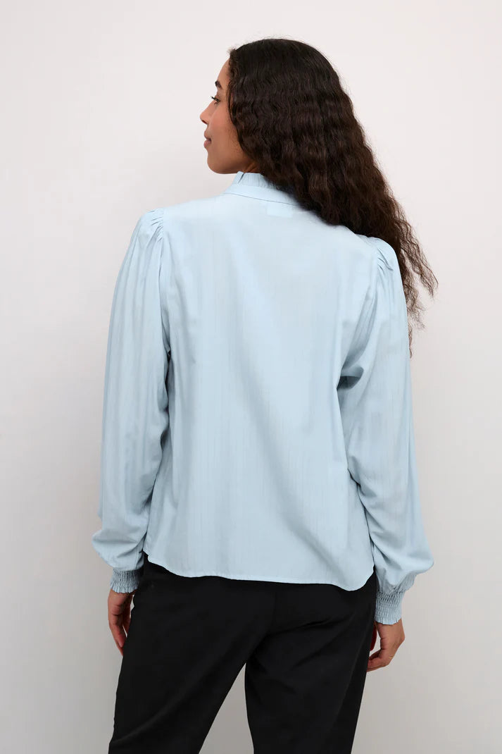 KAFFE Dorit Blouse in Celestial Blue