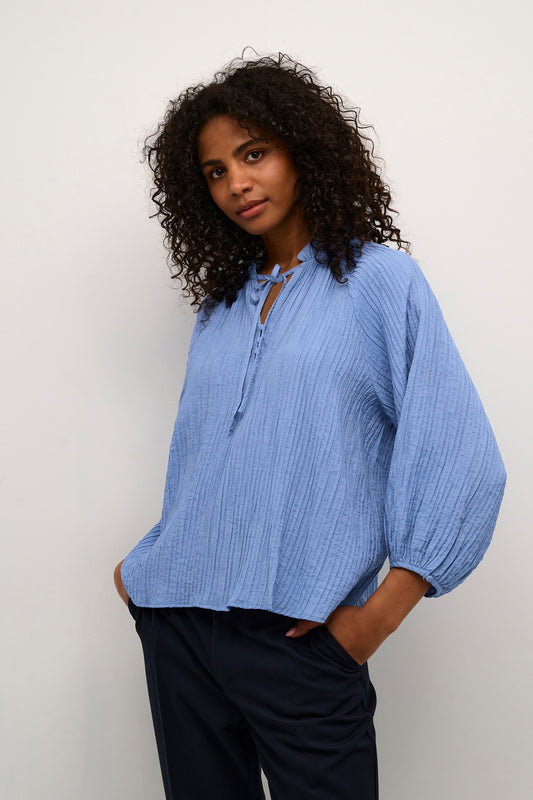 Kaffe Lianna Blouse in Ebb and Flow