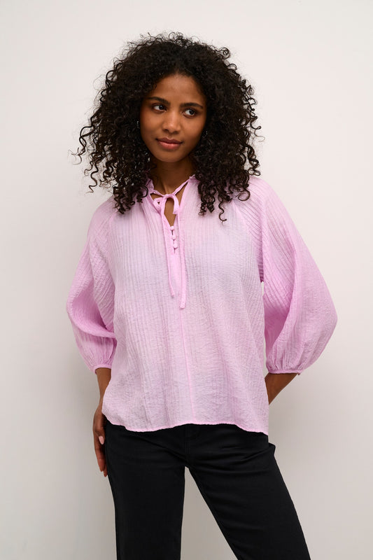 Kaffe Lianna Blouse in Lilac Snow
