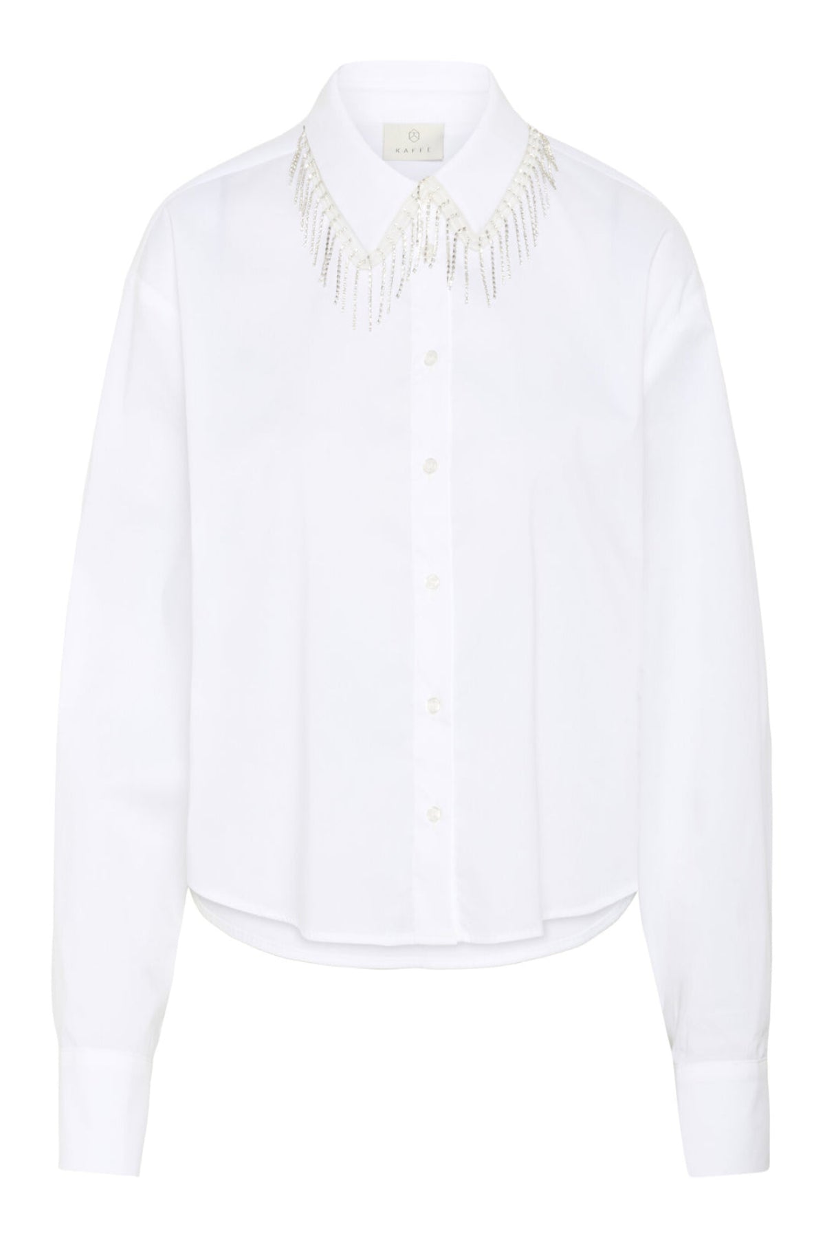 Kaffe Roxanne Shirt in Optical White