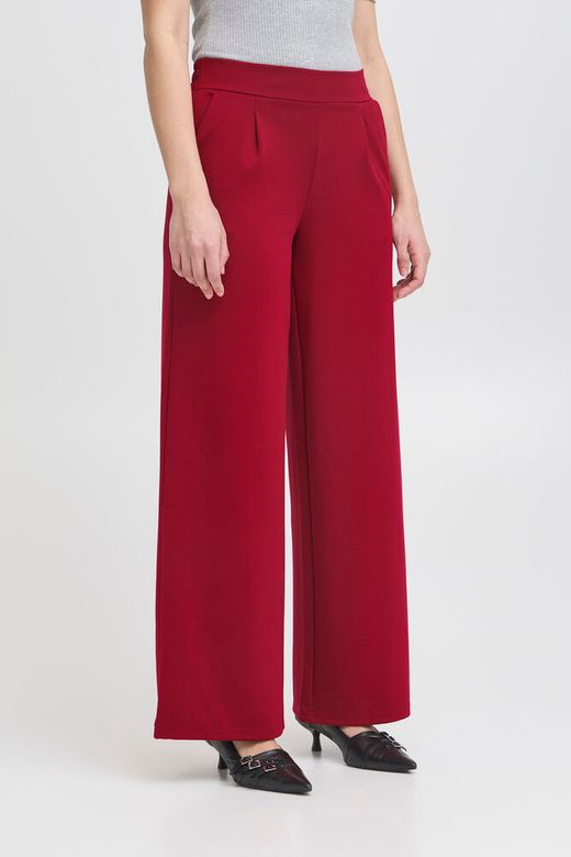 Kate SUS Office Wide Trousers in Biking Red