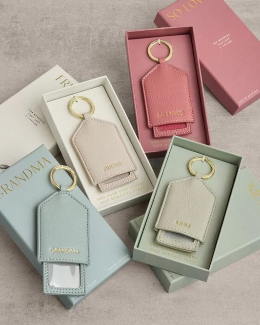 Katie Loxton Hidden Photo Keyring - Mum - in Green Mist