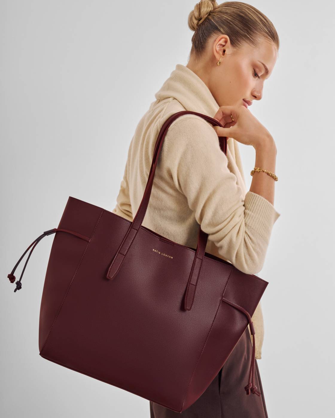 Katie Loxton Ashley Tote Bag in Cherry