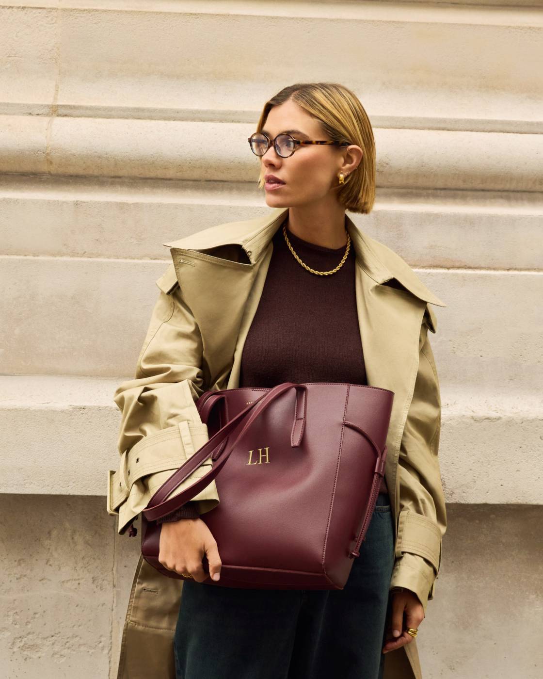 Katie Loxton Ashley Tote Bag in Cherry