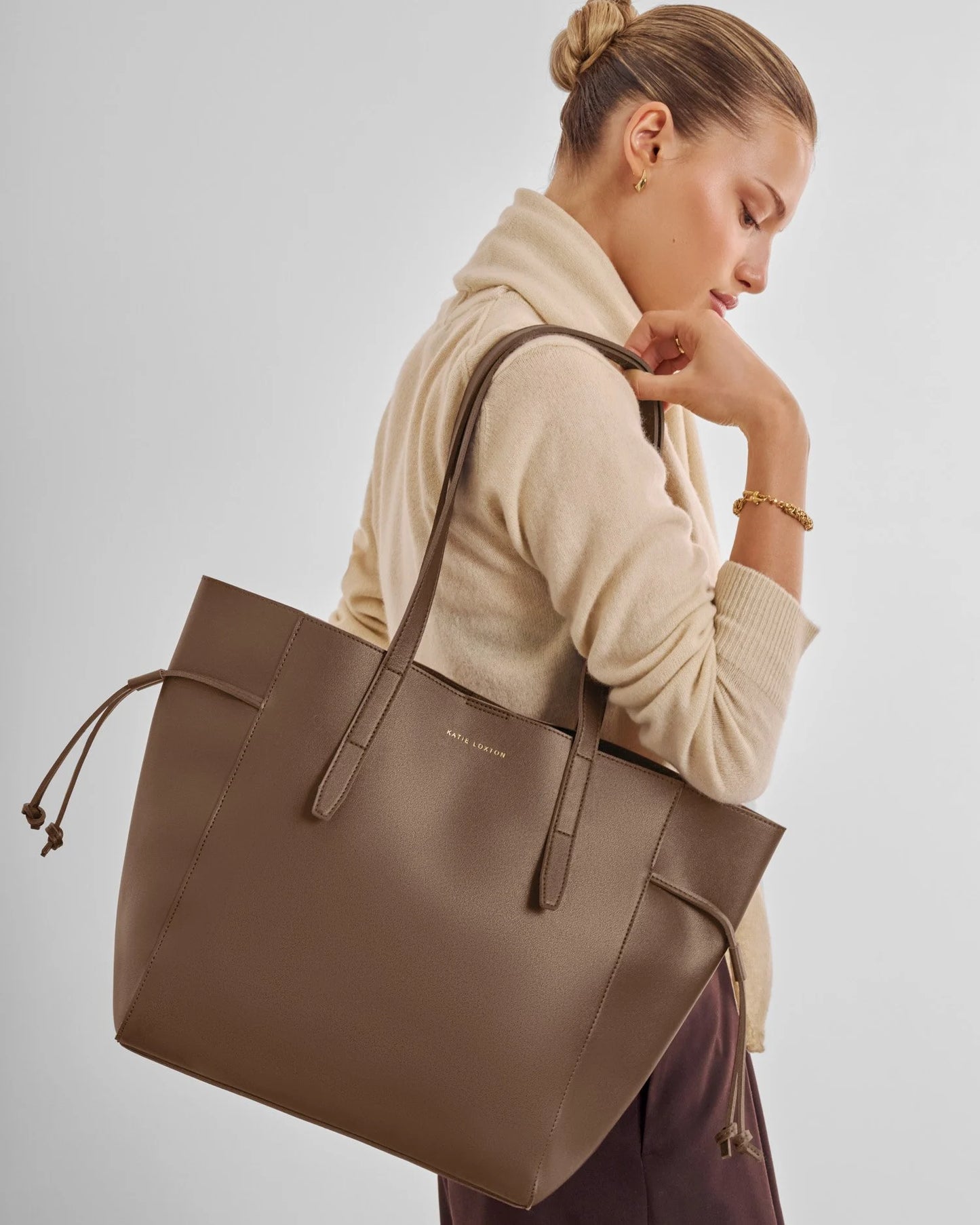 Katie Loxton Ashley Tote Bag in Mink