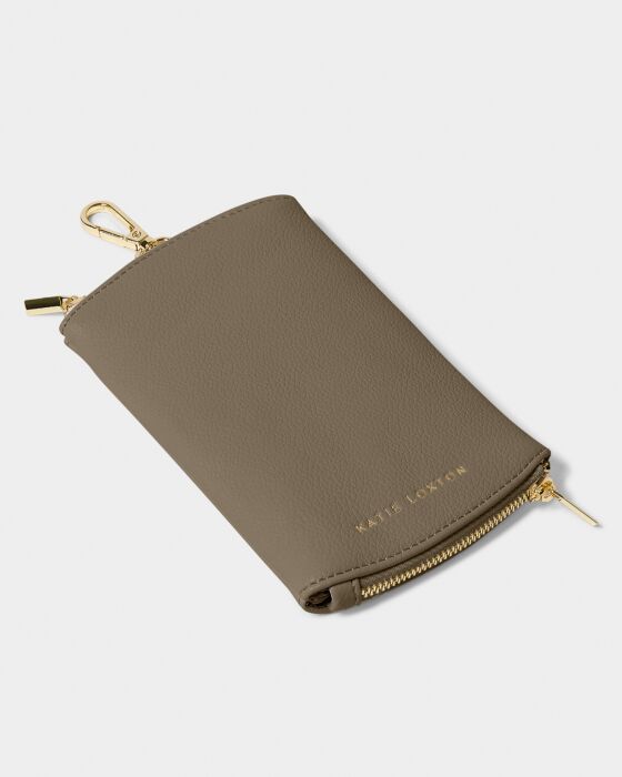 Katie Loxton Clip-On Sunglasses Case in Mink