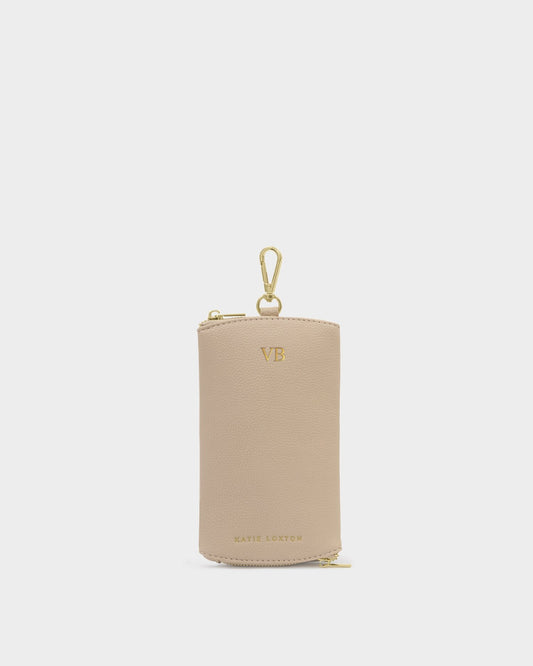 Katie Loxton Clip On Sunglasses Case in Light Taupe