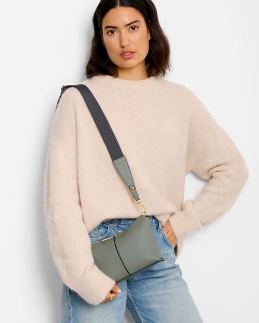 Katie Loxton Laila Crossbody Bag in Graphite Green