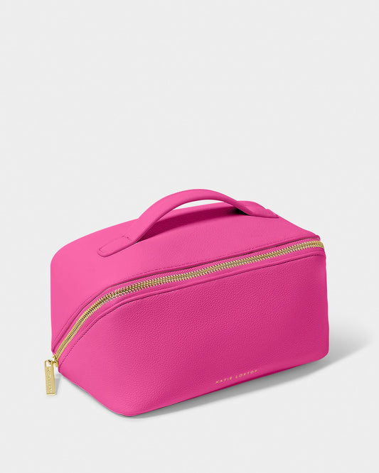 Katie Loxton Medium Makeup Bag in Magenta