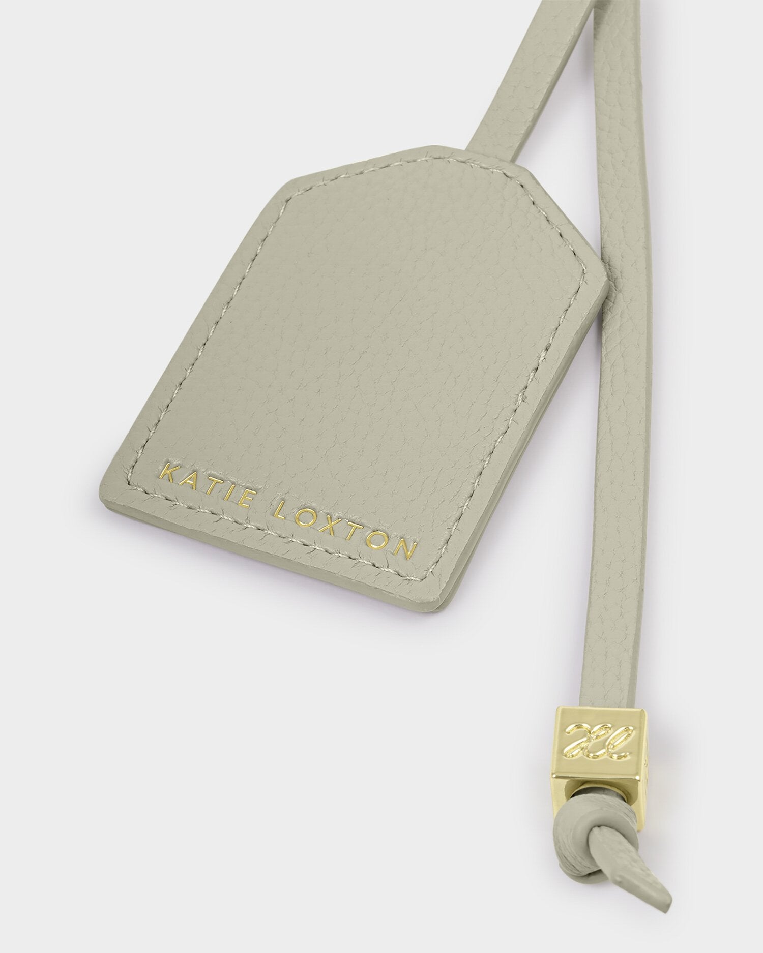 Katie Loxton Sentiment Tag Keyring - Choose Happy - in Green Mist