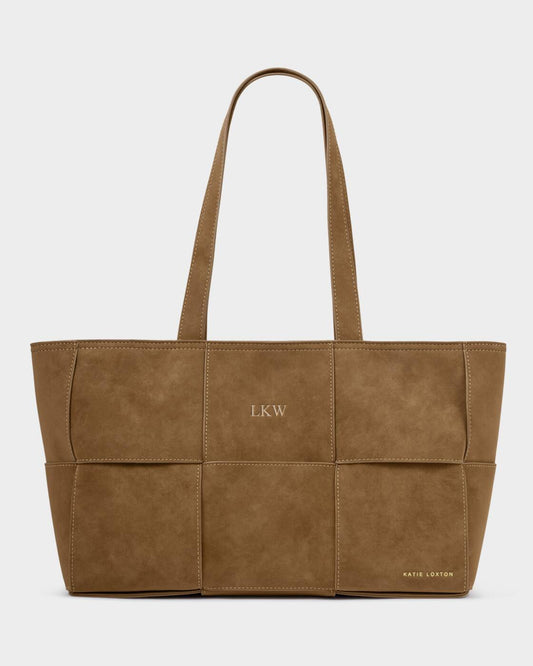 Katie Loxton Taya Hand Woven Suedette Tote Bag