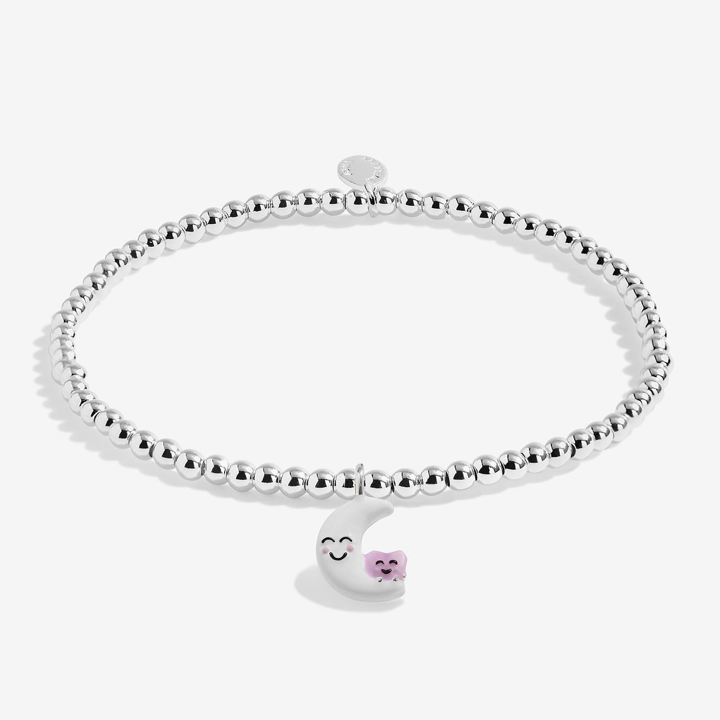 Kids' A Little Jomees 'Love You To The Moon And Back' Bracelet In Silver and Gold Plating