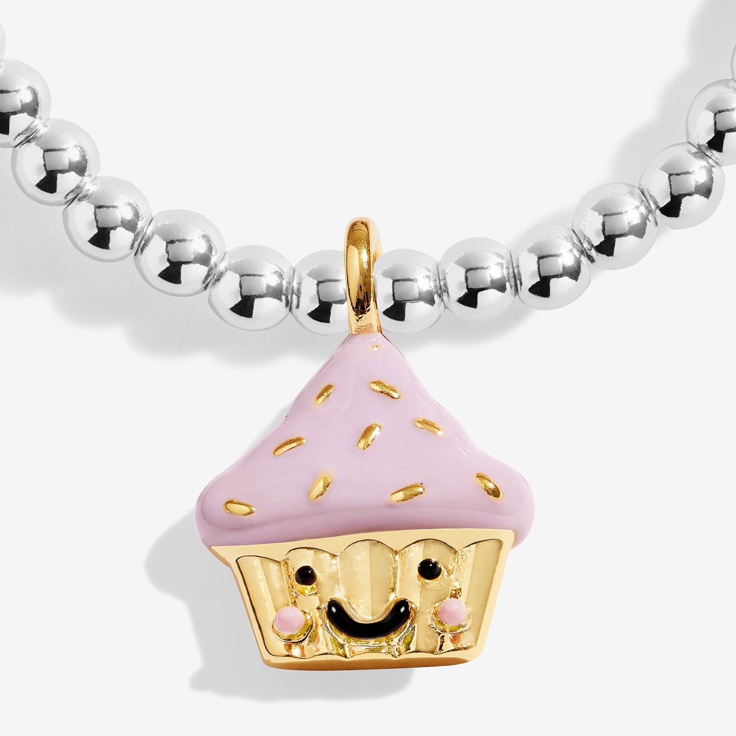 Joma Jewellery Kids' A Little Jomees 'Sprinkle Kindness Everywhere' Bracelet In Silver and Gold Plating