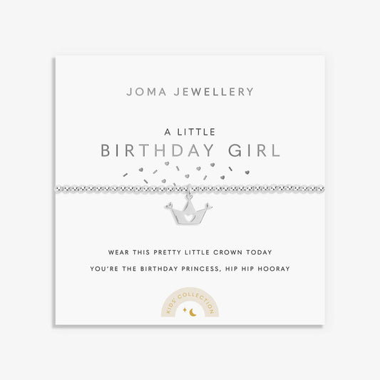 Joma Jewellery Kids' A Little 'Birthday Girl' Bracelet