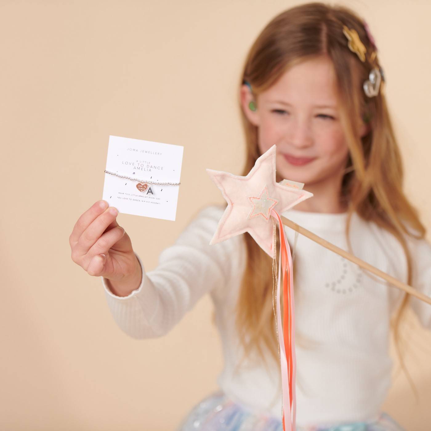 Joma Jewellery Kids' A Little 'Love To Dance' Bracelet