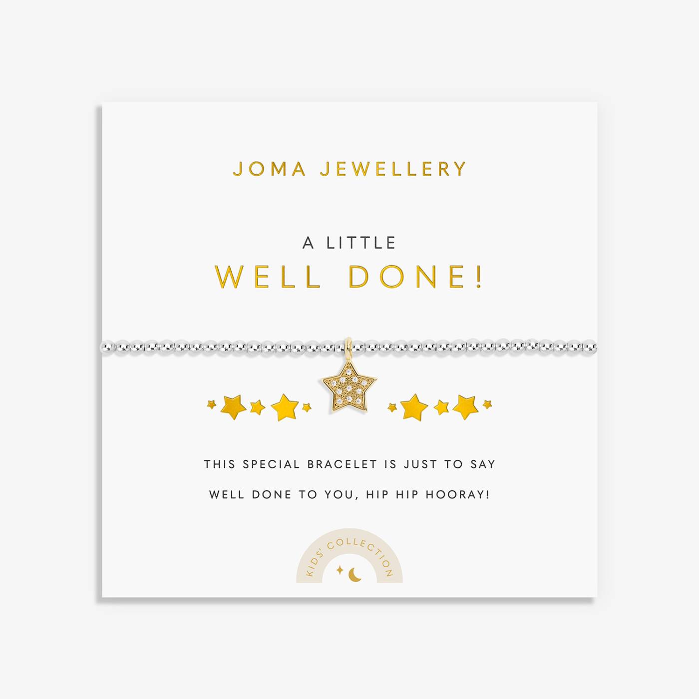 Joma Jewellery Kids' A Little 'Well Done!' Bracelet