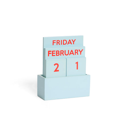 Hello Ferretti LIGHT BLUE SMALL GLOSSY FULL COLOUR CALENDAR