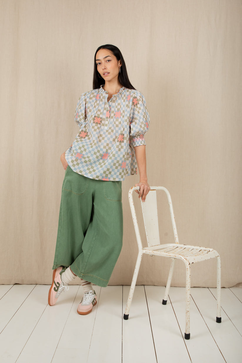 Bonte London Loane Shirt in Multi Print