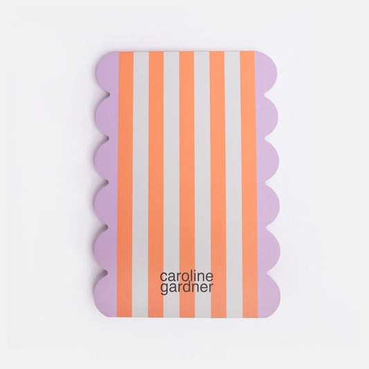 Caroline Gardner Lilac Scallop Edge List Pad