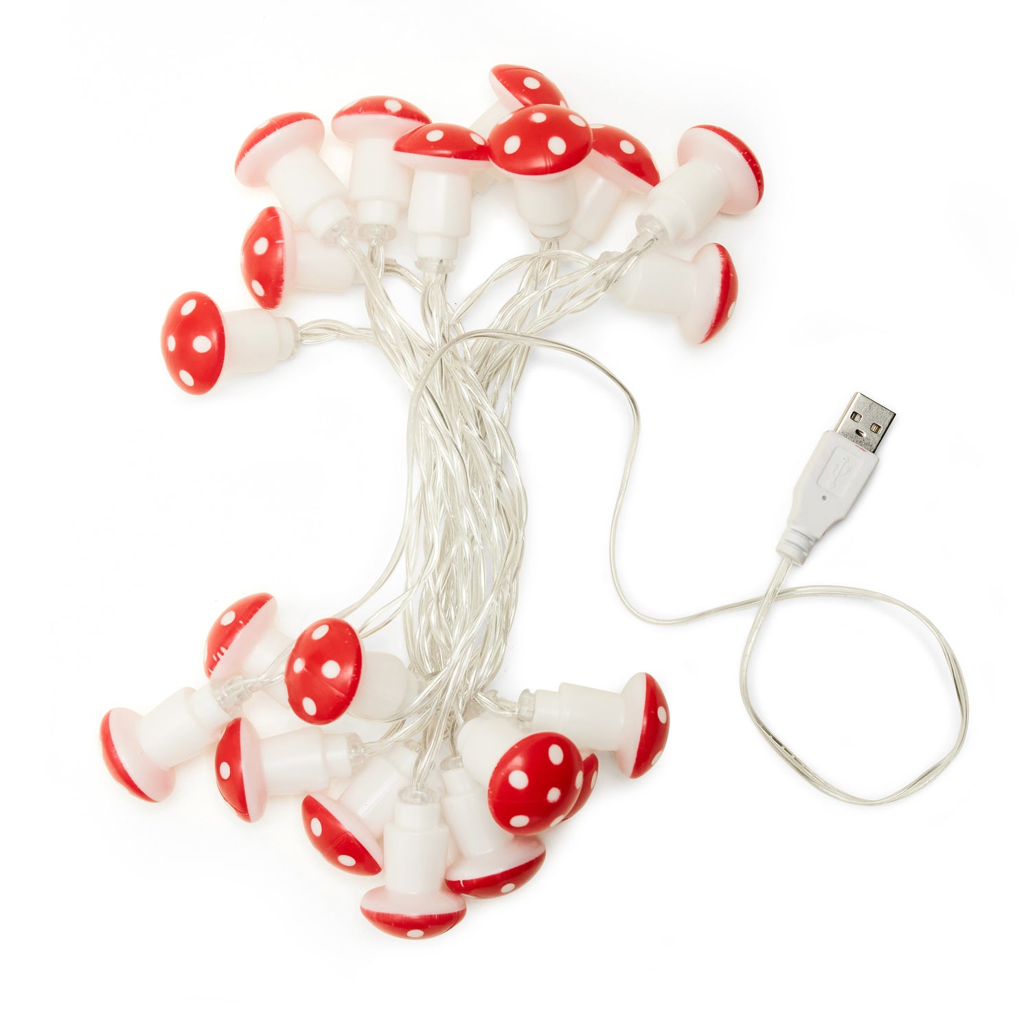 Kikkerland 20 Mushroom Led String Lights