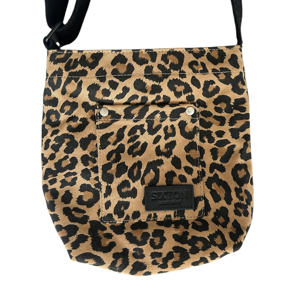 Sixton Lisbon City Bag in Sand Leopard Print