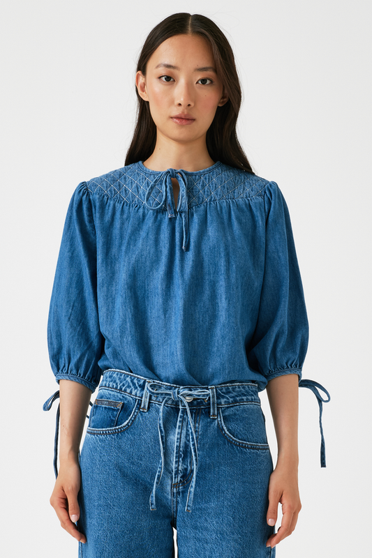 seventy + mochi Clio Blouse in Summer Vintage
