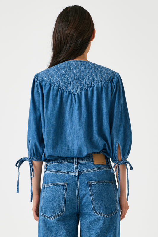 seventy + mochi Clio Blouse in Summer Vintage