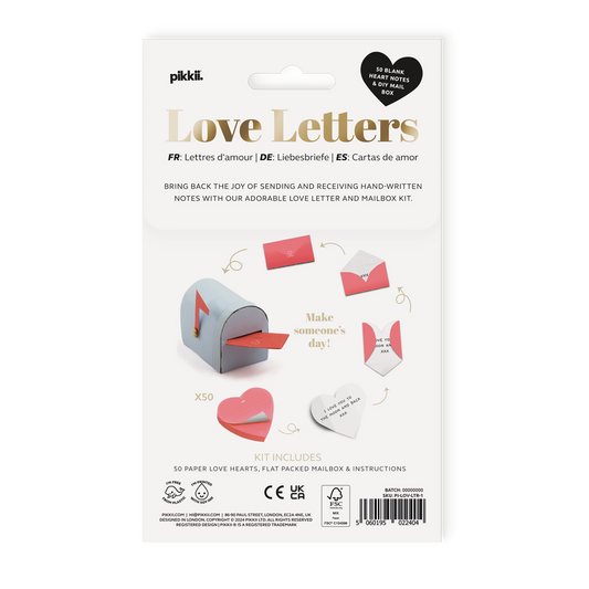 Pikkii Love Letters & Mailbox Set