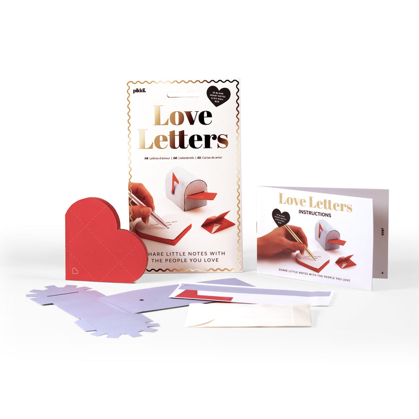 Pikkii Love Letters & Mailbox Set