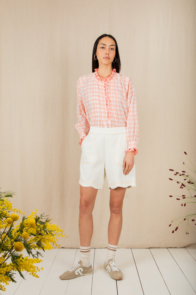 Bonte London Mary Short in Ecru