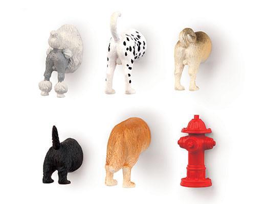 Kikkerland Dog Butt Magnets