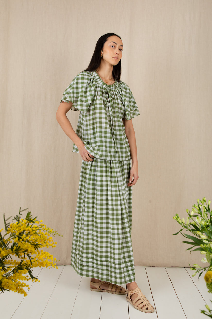 Bonte London Mina Top in Aloe