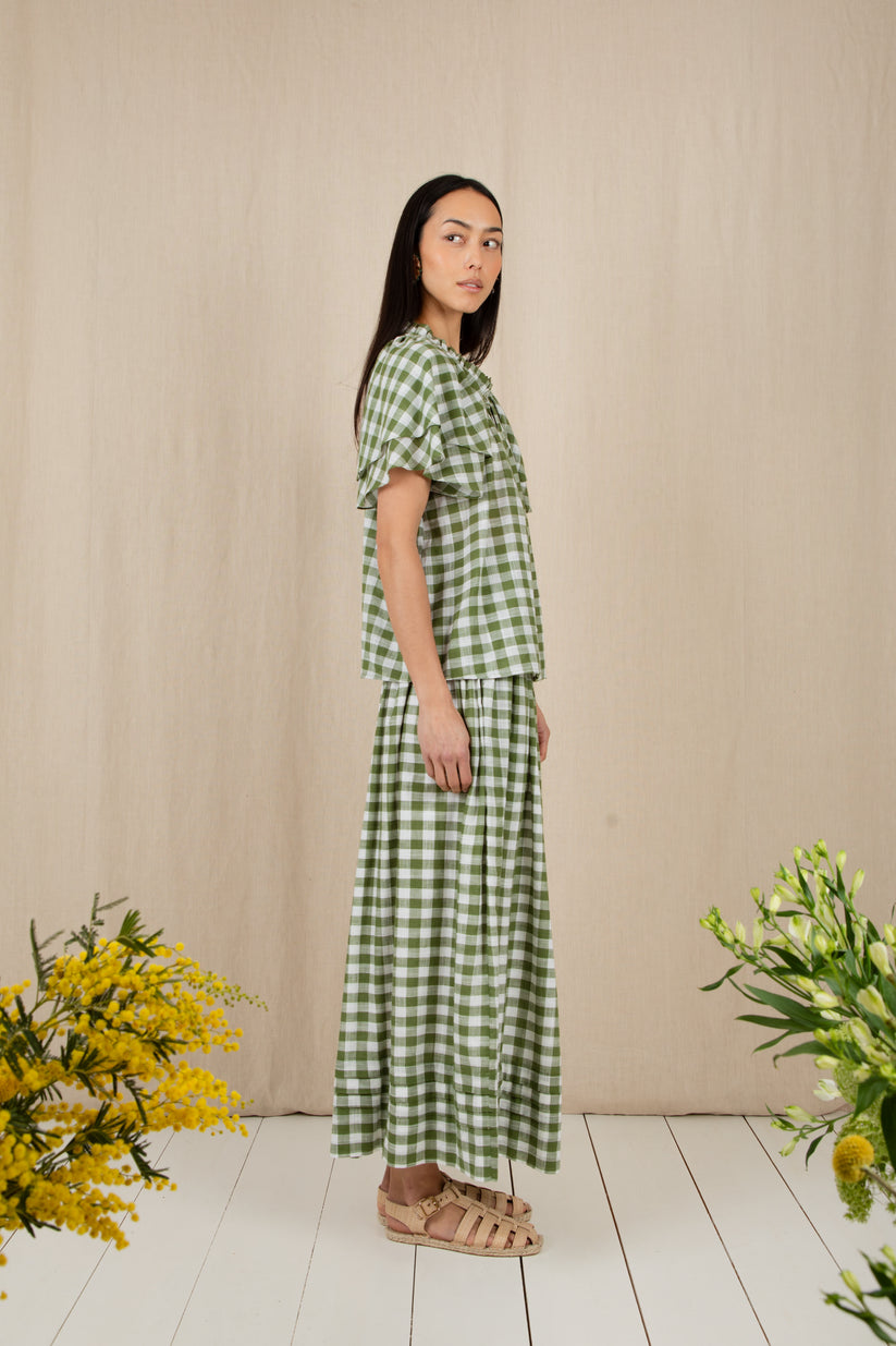 Bonte London Mina Top in Aloe