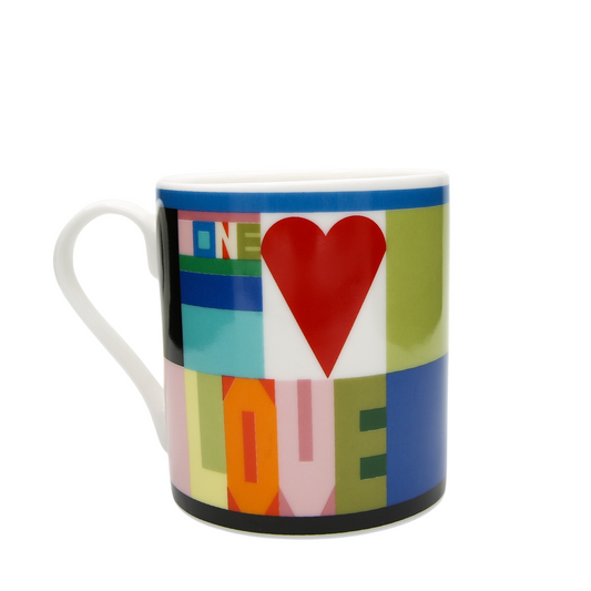 Frances Collett - Medium Ceramic Mug - One Love